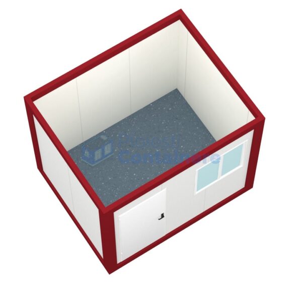 container birou ploiesti 3metri rosu2