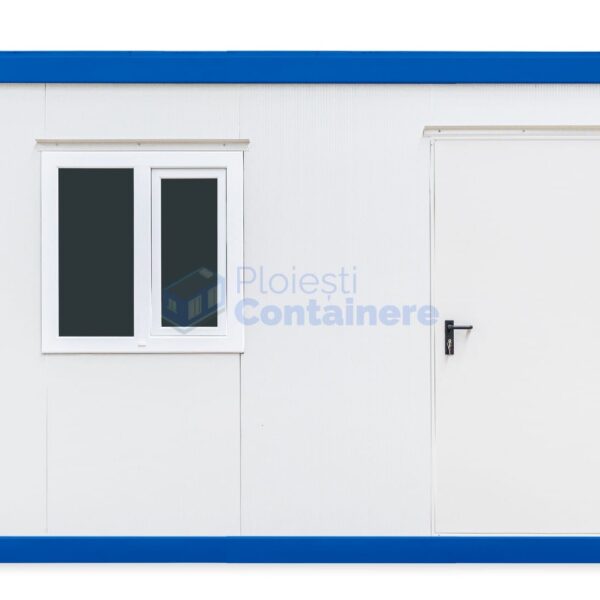 container birou ploiesti 4metri 1geam albastru