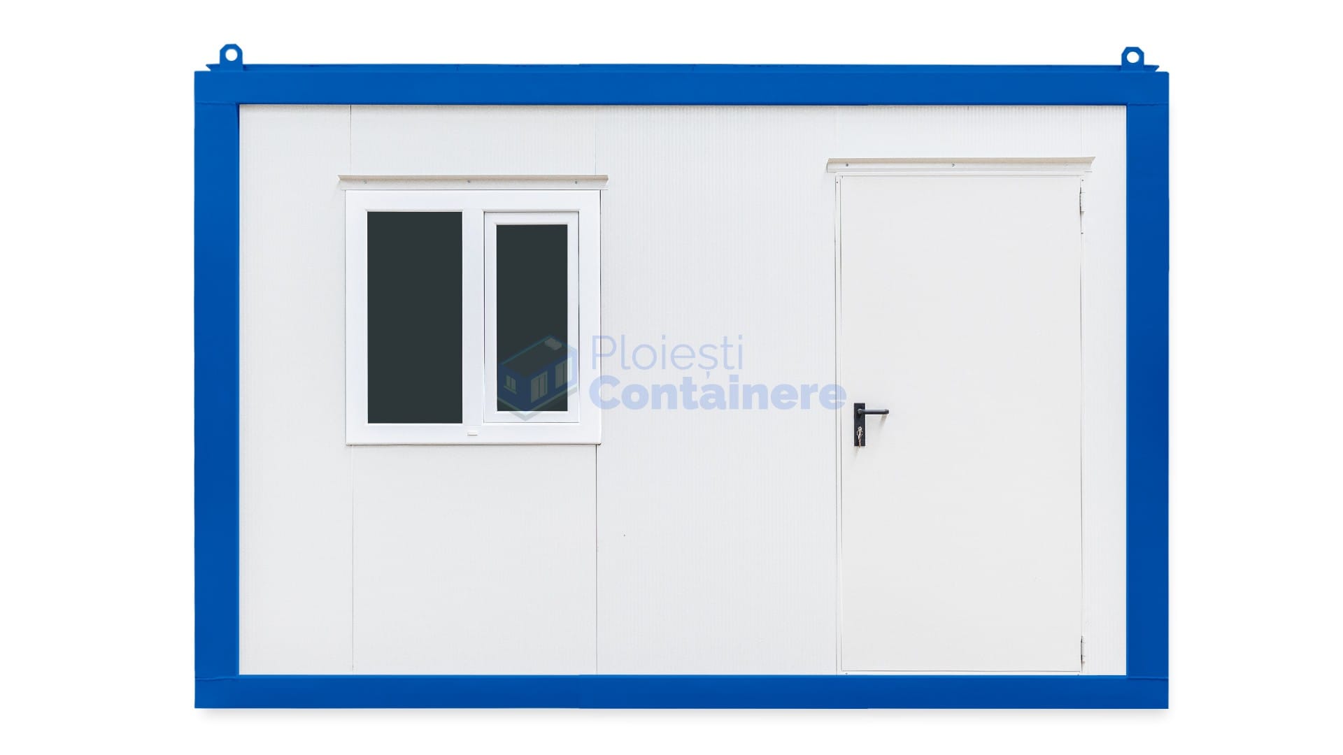 container birou ploiesti 4metri 1geam albastru