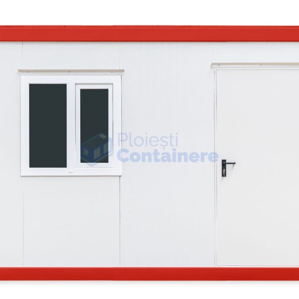 container birou ploiesti 4metri 1geam rosu