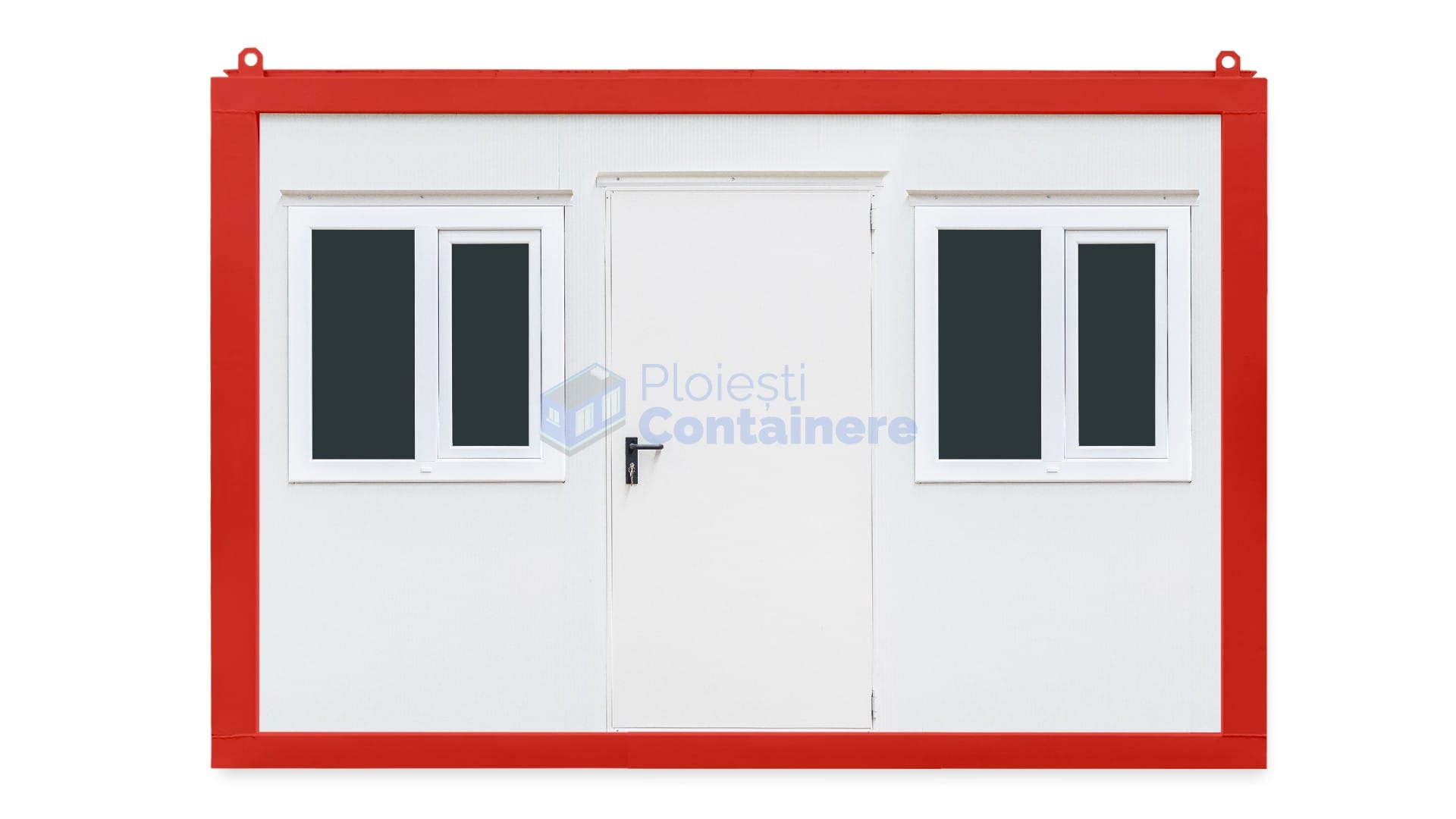 container birou ploiesti 4metri 2geamuri rosu