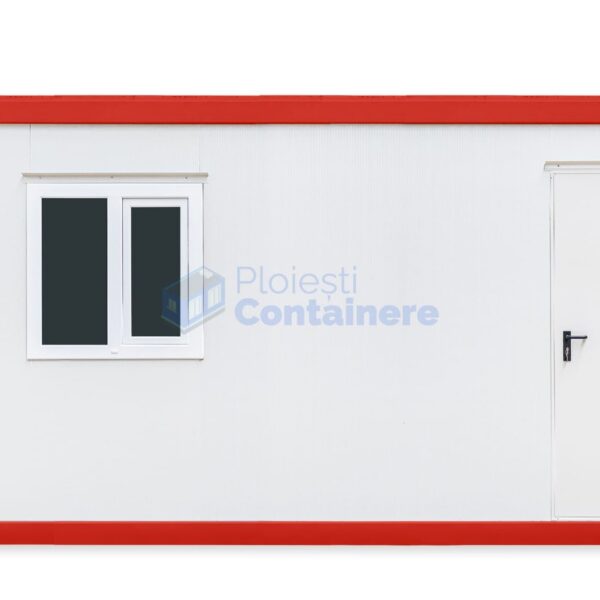 container birou ploiesti 6metri 1geam rosu