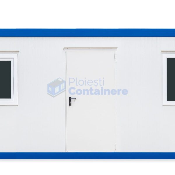 container birou ploiesti 6metri 2geamuri albastru