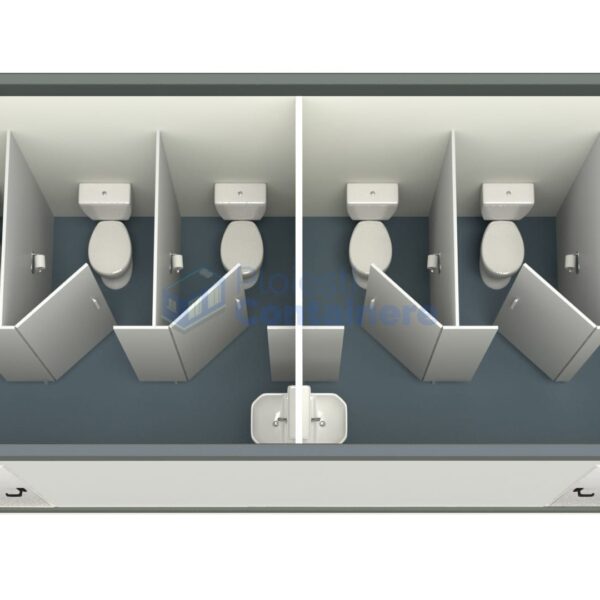 container sanitar ploiesti 6metri 5wc gri