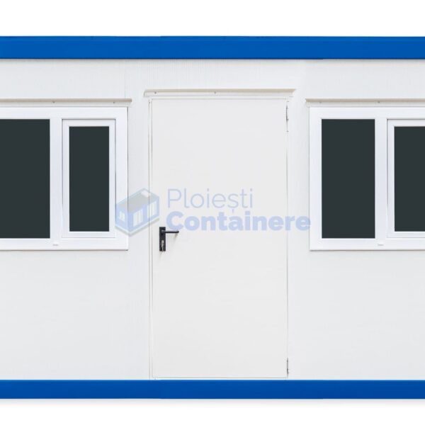 container santier ploiesti 4metri 2geamuri albastru