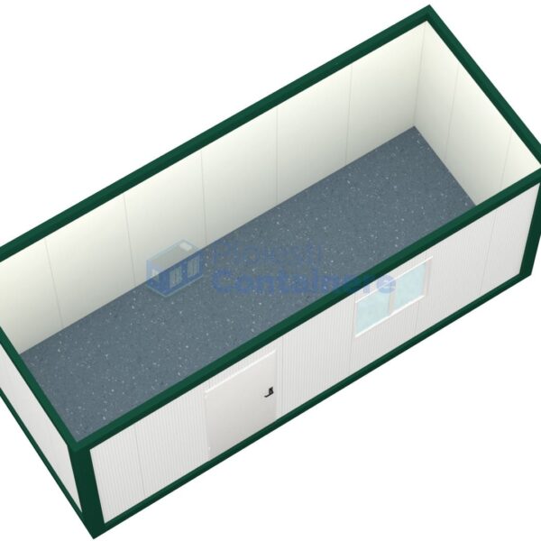 container santier ploiesti 6metri 1geam verde2